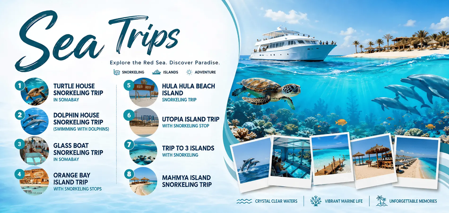 Sea trips Banner Somabay Trips